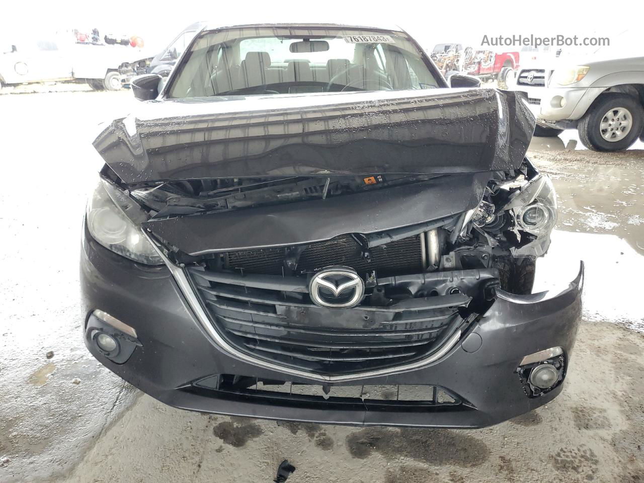 2015 Mazda 3 Touring Серый vin: 3MZBM1V78FM144651