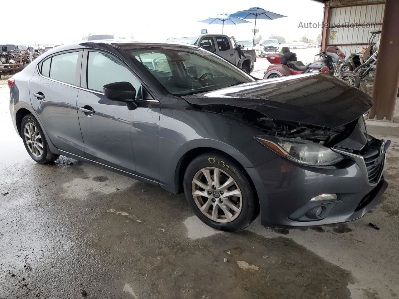 2015 Mazda 3 Touring Серый vin: 3MZBM1V78FM144651