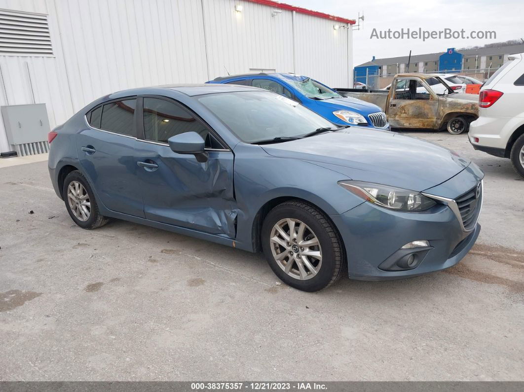 2015 Mazda Mazda3 I Touring Blue vin: 3MZBM1V78FM156167