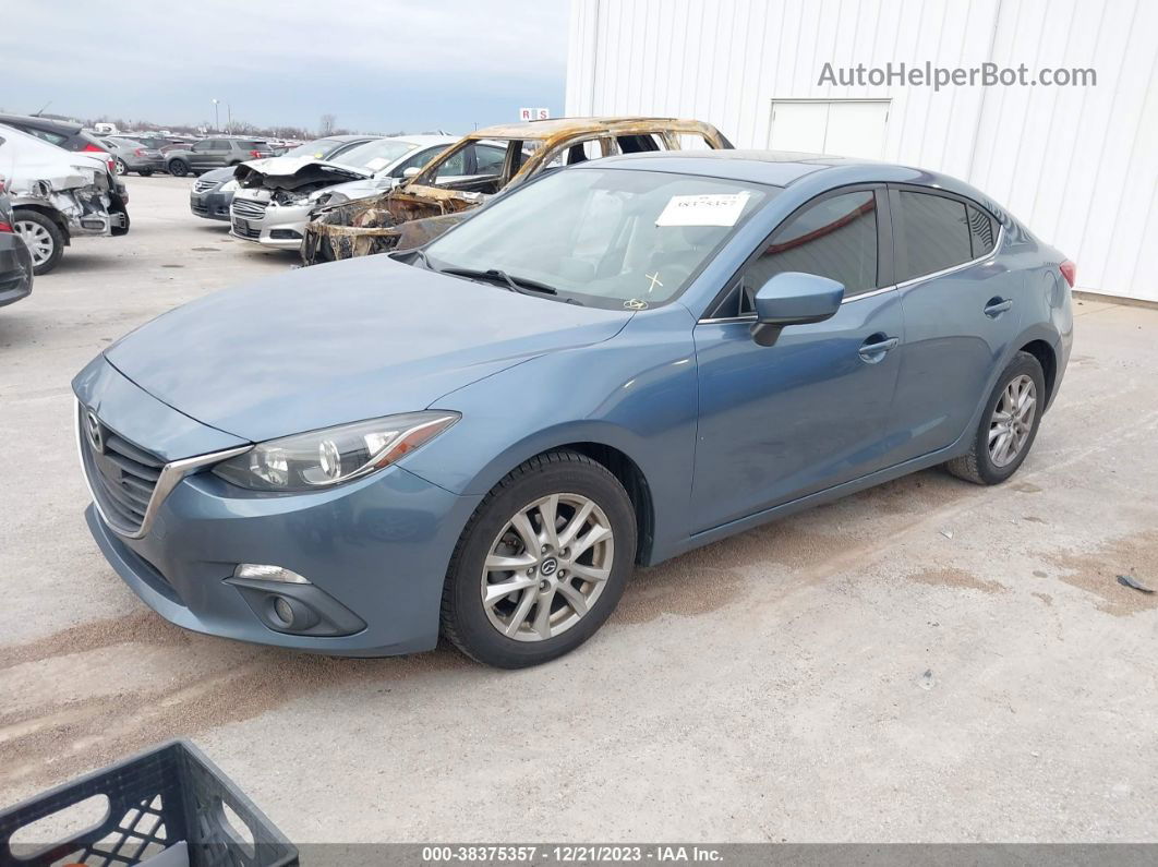 2015 Mazda Mazda3 I Touring Blue vin: 3MZBM1V78FM156167