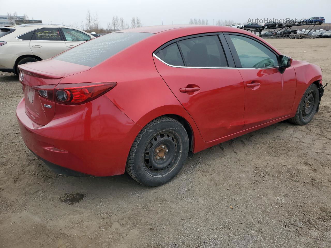 2015 Mazda 3 Touring Red vin: 3MZBM1V78FM195289