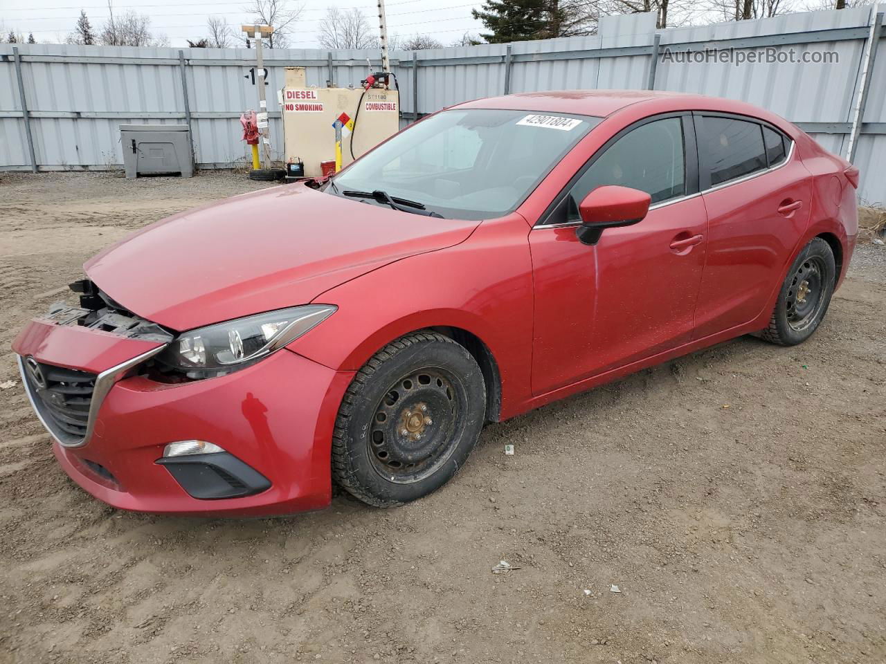 2015 Mazda 3 Touring Red vin: 3MZBM1V78FM195289