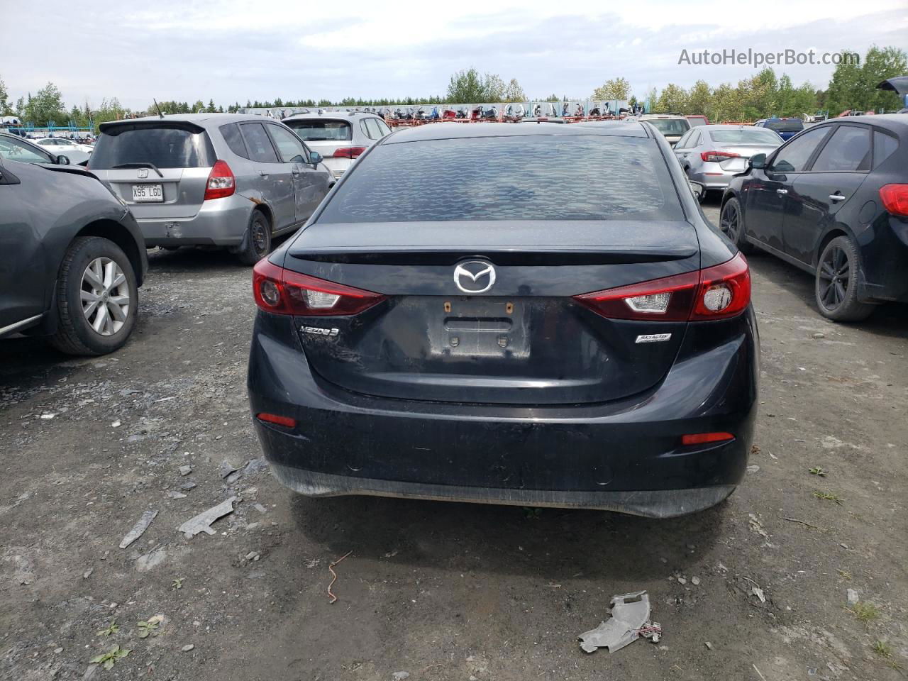 2015 Mazda 3 Touring Black vin: 3MZBM1V78FM197172