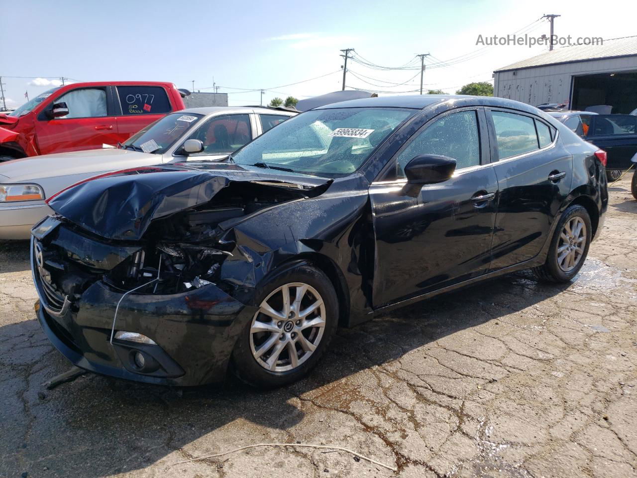 2015 Mazda 3 Touring Черный vin: 3MZBM1V78FM233149