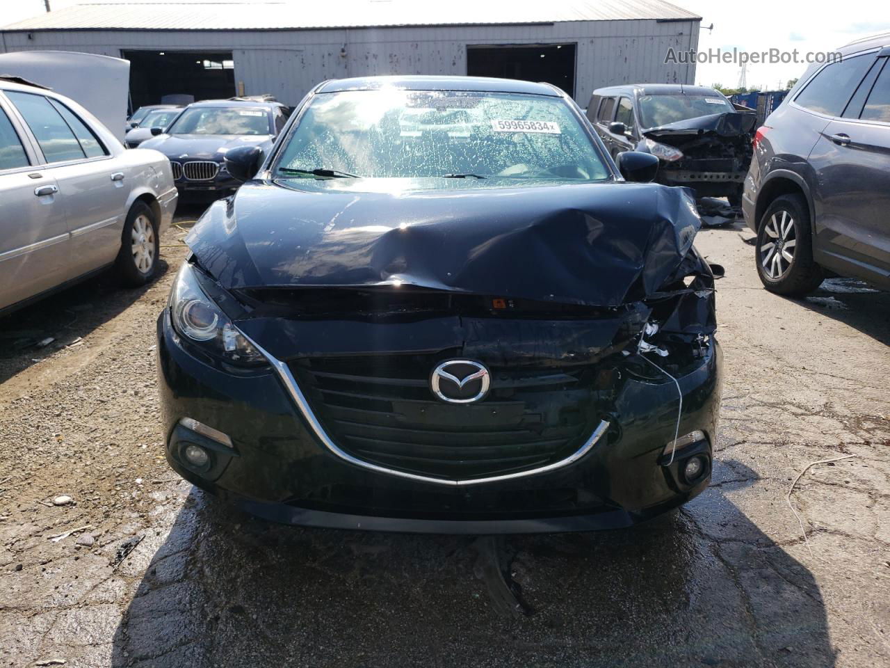 2015 Mazda 3 Touring Черный vin: 3MZBM1V78FM233149