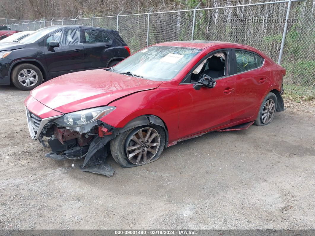 2014 Mazda Mazda3 I Touring Burgundy vin: 3MZBM1V79EM107011