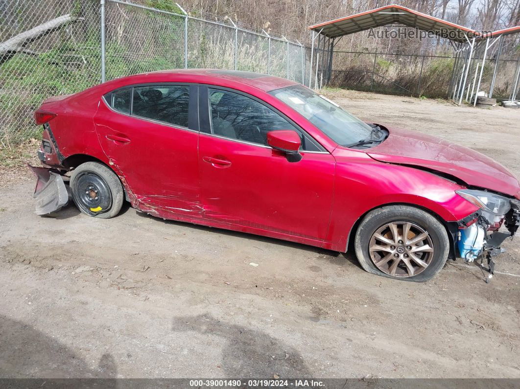 2014 Mazda Mazda3 I Touring Burgundy vin: 3MZBM1V79EM107011