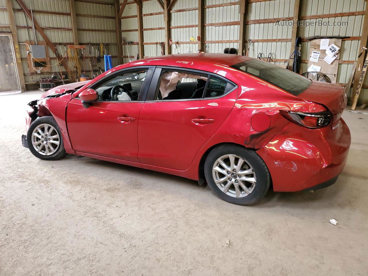 2016 Mazda 3 Touring Red vin: 3MZBM1V79GM318289