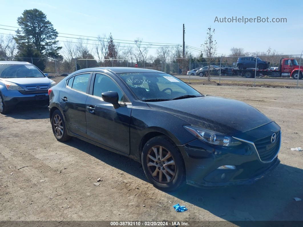 2015 Mazda Mazda3 I Touring Черный vin: 3MZBM1V7XFM171138