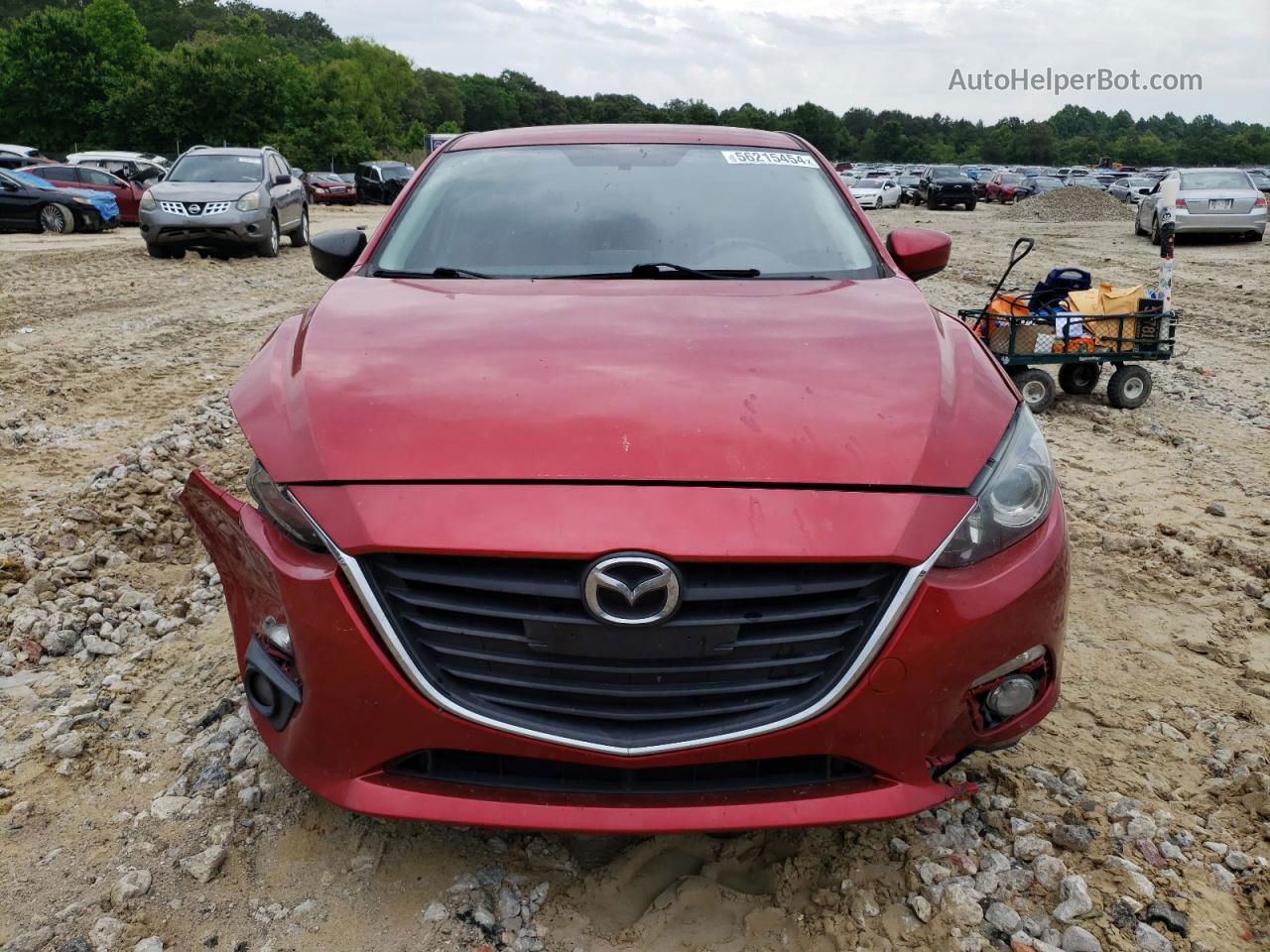 2015 Mazda 3 Touring Red vin: 3MZBM1V7XFM235906