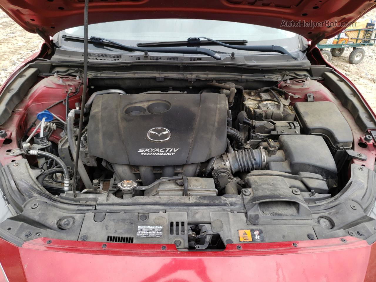 2015 Mazda 3 Touring Red vin: 3MZBM1V7XFM235906