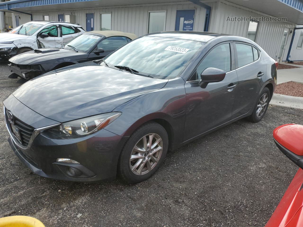 2016 Mazda 3 Touring Угольный vin: 3MZBM1W70GM311231