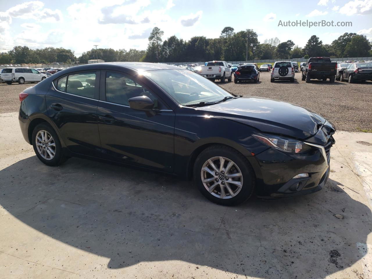 2016 Mazda 3 Touring Black vin: 3MZBM1W70GM312699