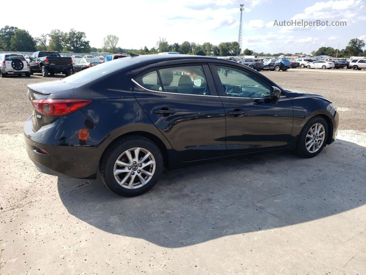 2016 Mazda 3 Touring Black vin: 3MZBM1W70GM312699