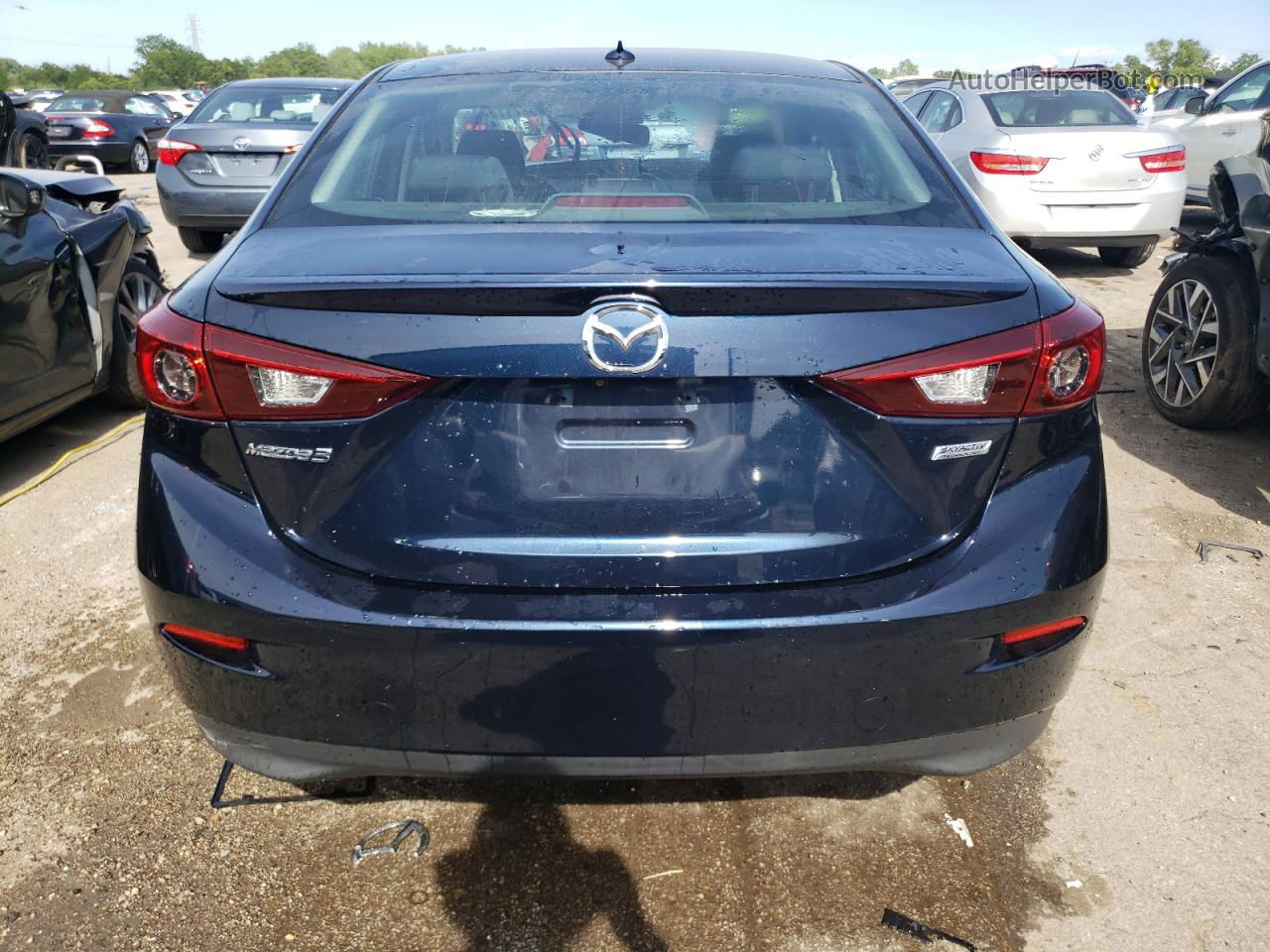 2016 Mazda 3 Touring Blue vin: 3MZBM1W73GM260209