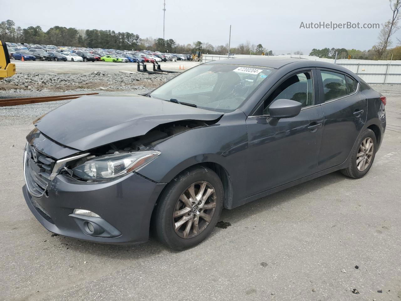 2016 Mazda 3 Touring Charcoal vin: 3MZBM1W73GM276877