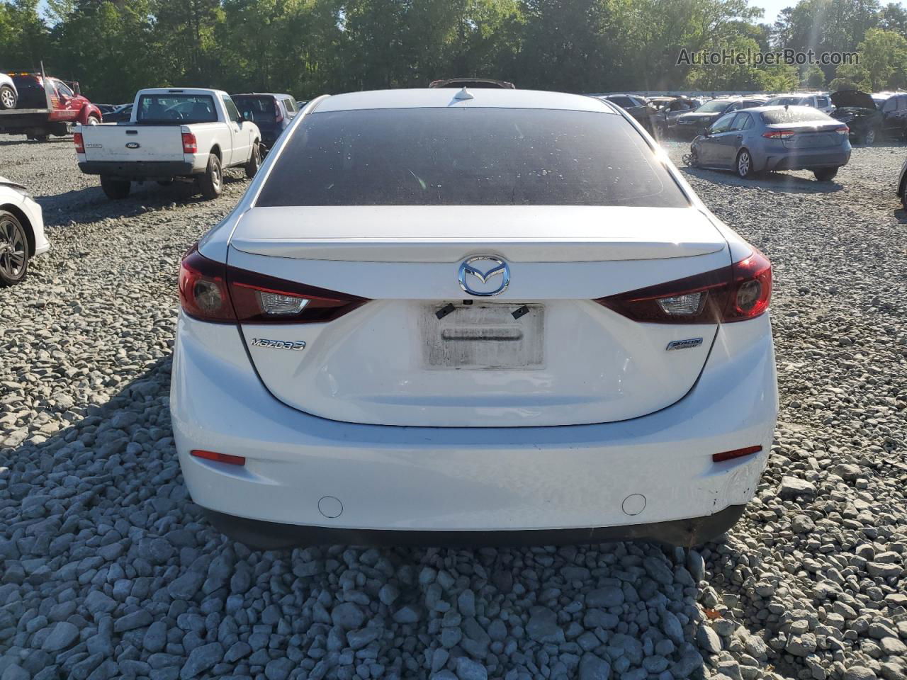 2016 Mazda 3 Touring White vin: 3MZBM1W73GM289435