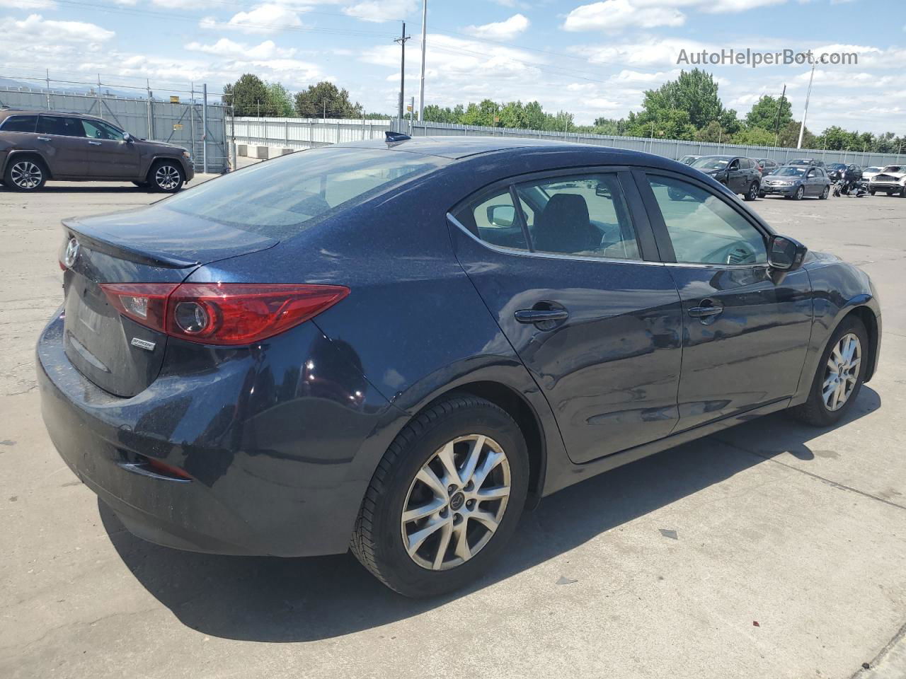 2016 Mazda 3 Touring Blue vin: 3MZBM1W73GM296787