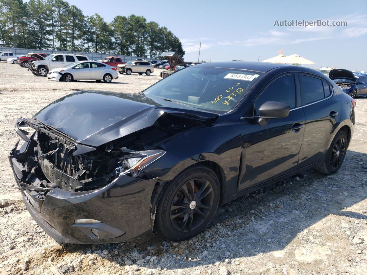 2016 Mazda 3 Touring Black vin: 3MZBM1W73GM307772