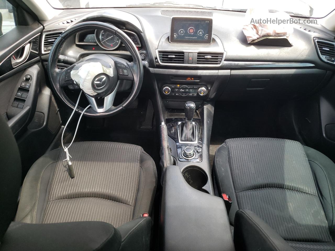 2016 Mazda 3 Touring Черный vin: 3MZBM1W74GM252314