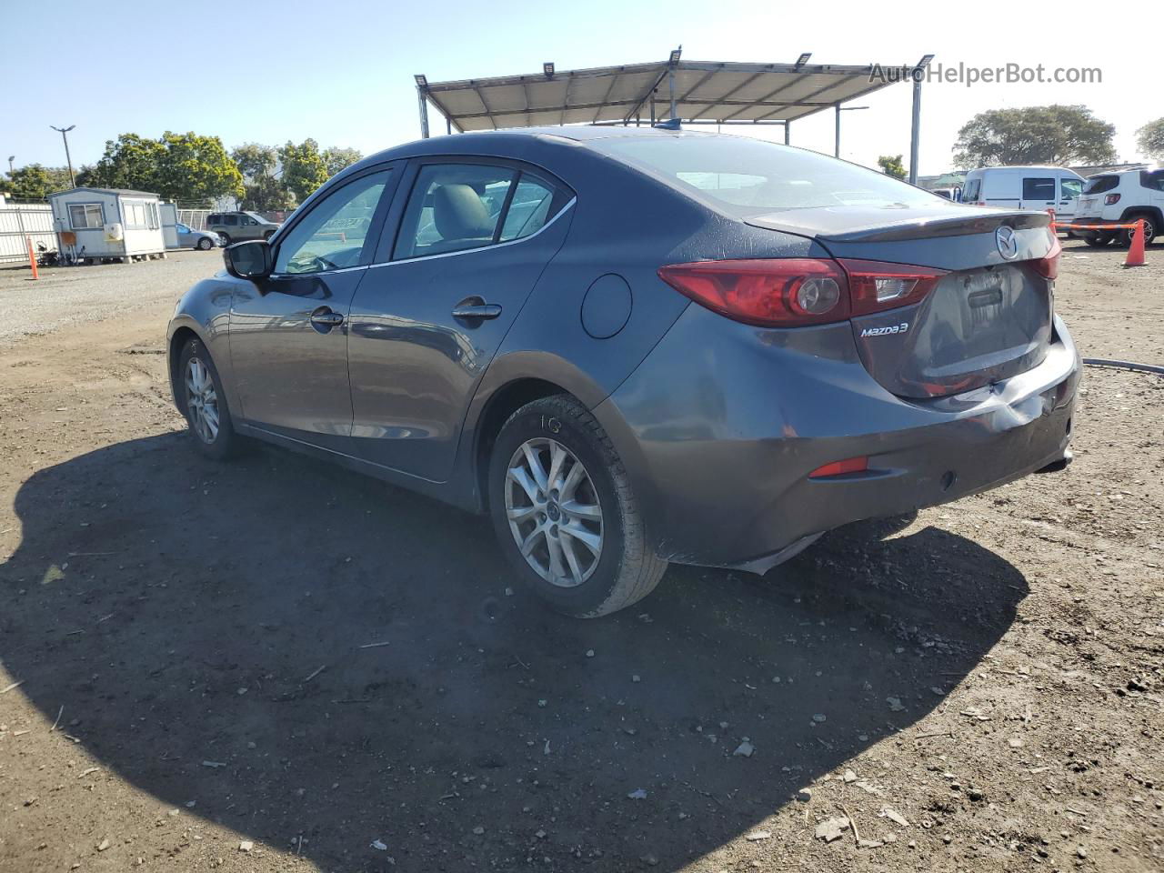 2015 Mazda 3 Grand Touring Gray vin: 3MZBM1W75FM142659