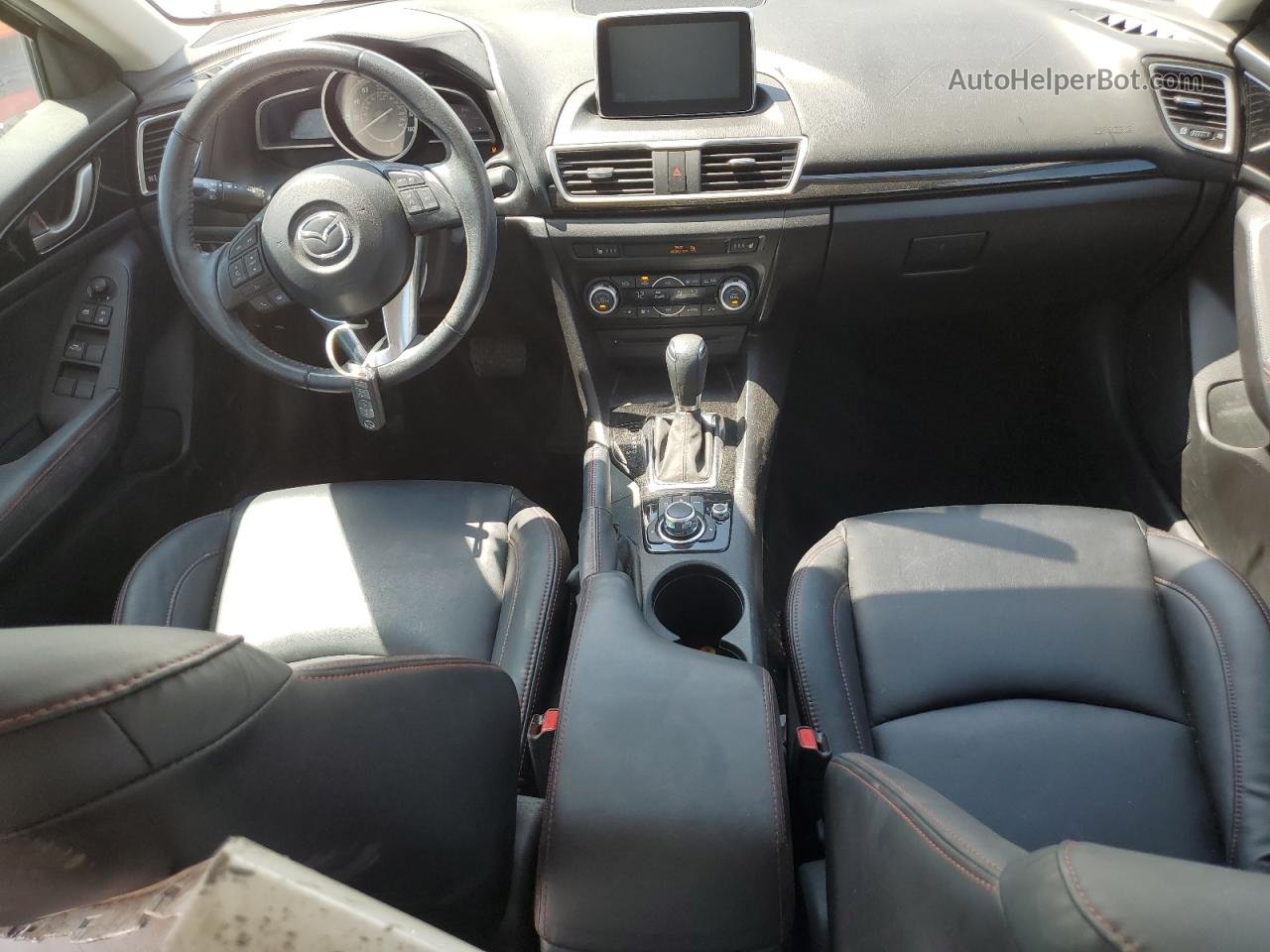 2015 Mazda 3 Grand Touring Белый vin: 3MZBM1W75FM230501