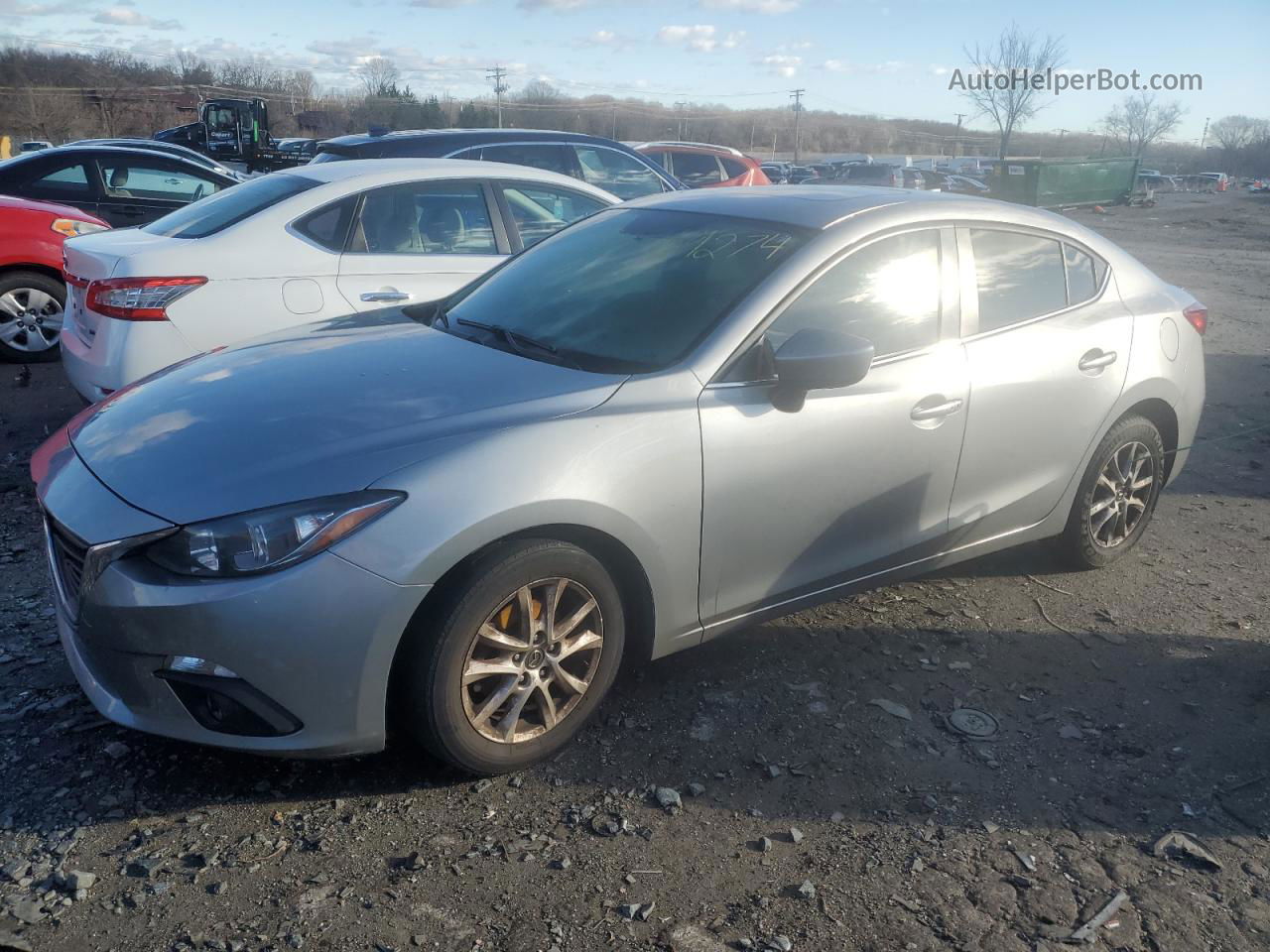 2016 Mazda 3 Touring Silver vin: 3MZBM1W76GM312769