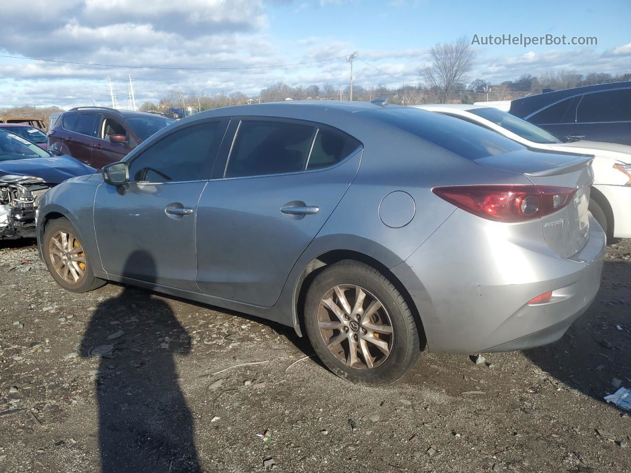 2016 Mazda 3 Touring Silver vin: 3MZBM1W76GM312769