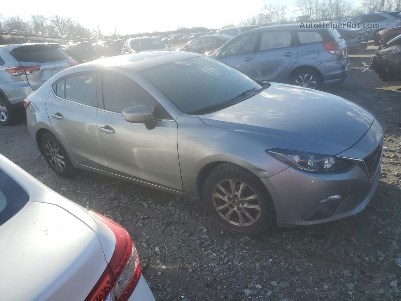 2016 Mazda 3 Touring Silver vin: 3MZBM1W76GM312769