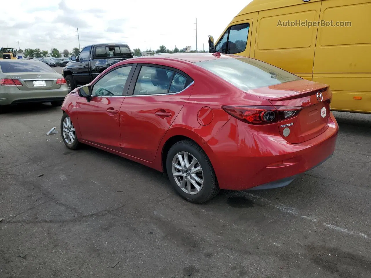 2016 Mazda 3 Touring Red vin: 3MZBM1W78GM255703