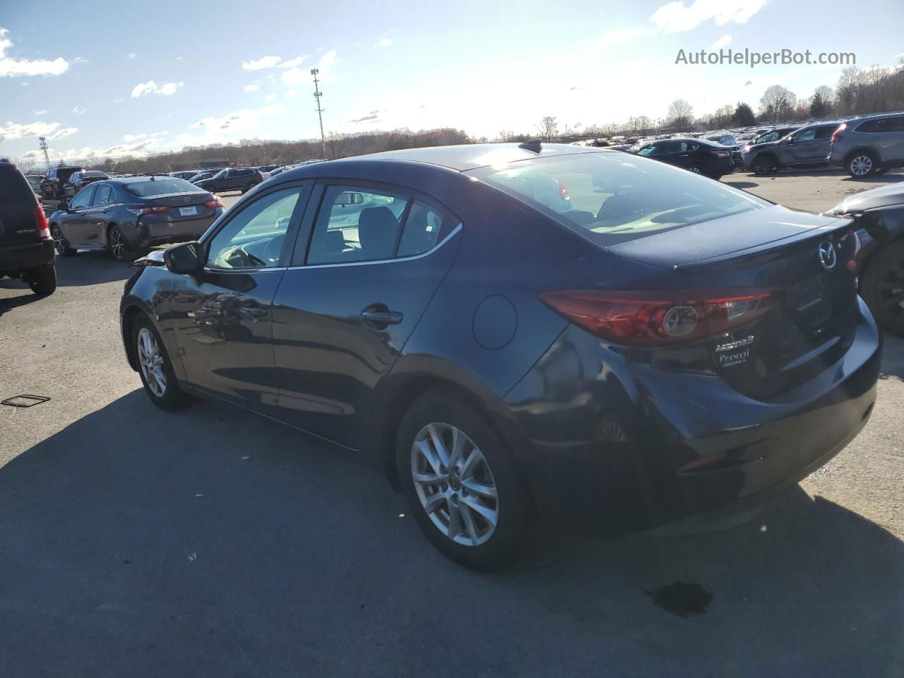 2015 Mazda 3 Grand Touring Blue vin: 3MZBM1W79FM221803