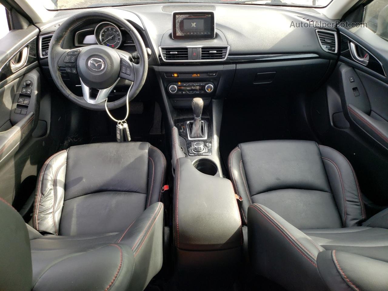 2015 Mazda 3 Grand Touring Black vin: 3MZBM1W7XFM162051