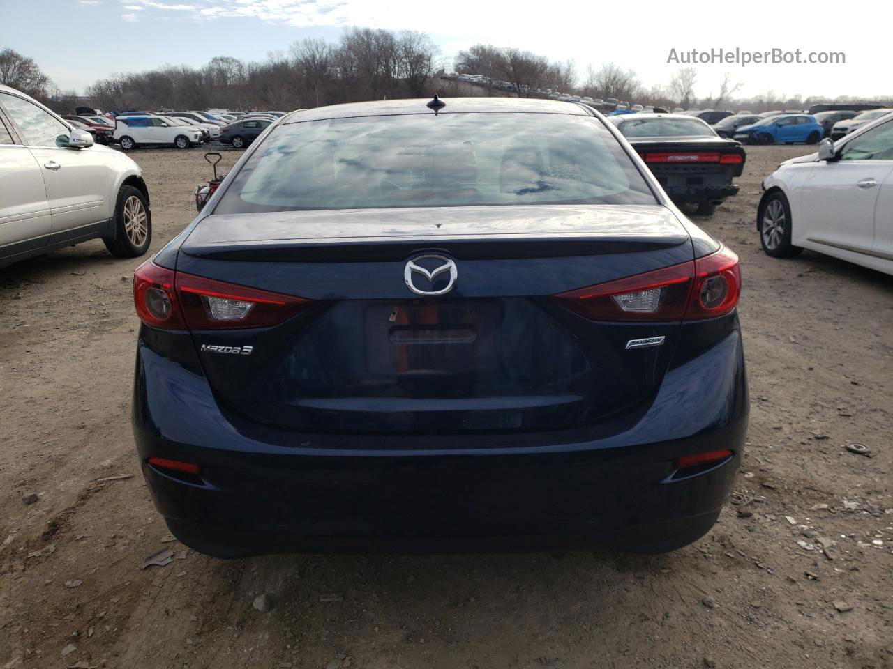 2015 Mazda 3 Grand Touring Синий vin: 3MZBM1W7XFM221812