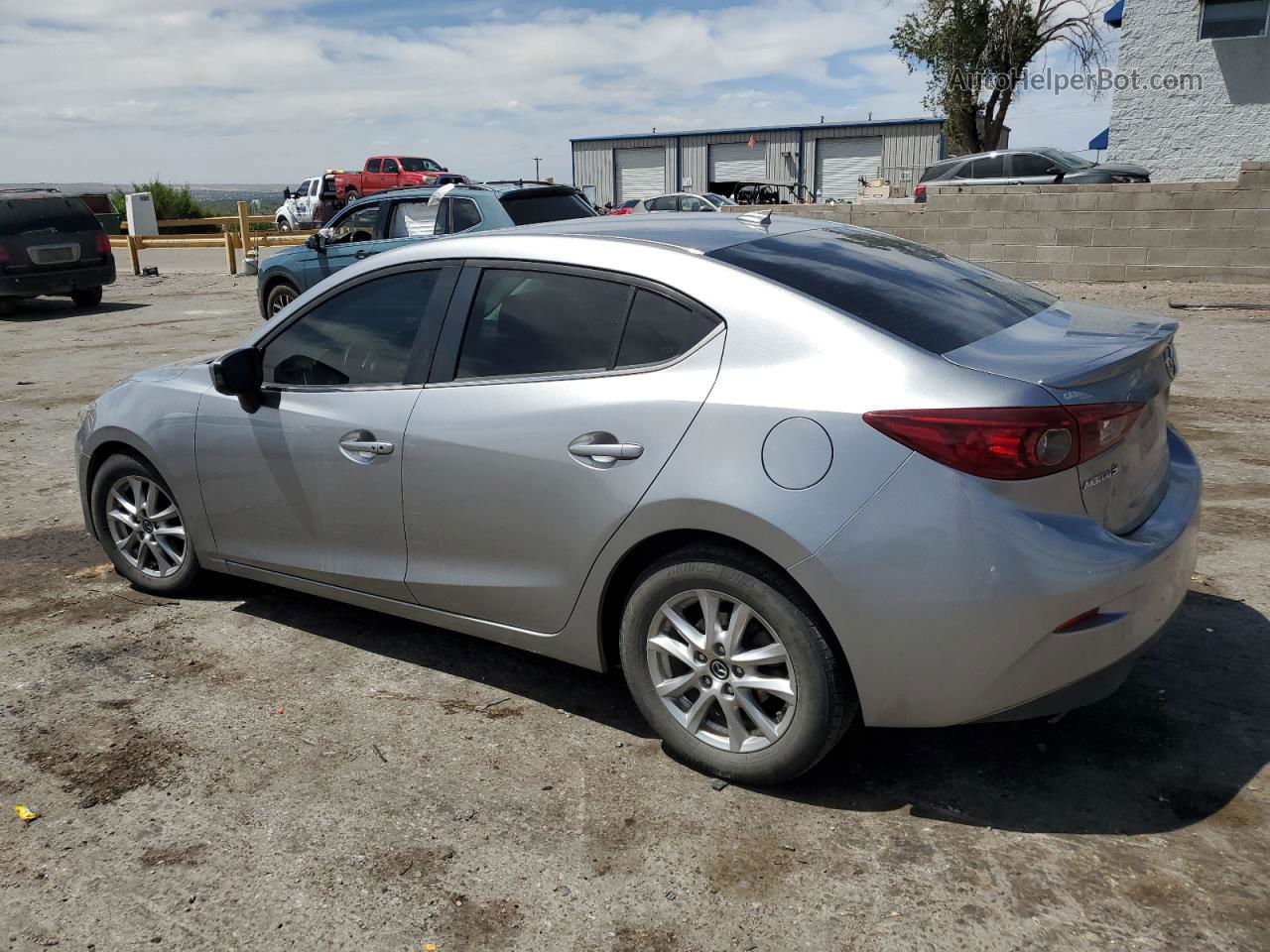 2015 Mazda 3 Grand Touring Silver vin: 3MZBM1W7XFM232566