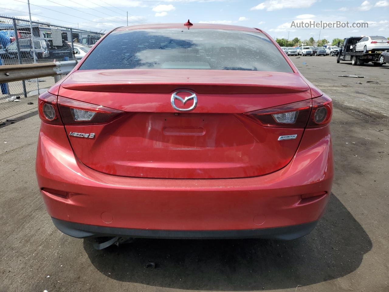 2016 Mazda 3 Touring Maroon vin: 3MZBM1W7XGM313567