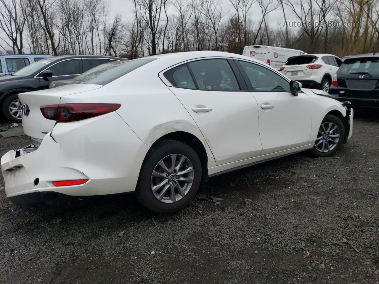 2021 Mazda 3  Белый vin: 3MZBPAAL2MM253369