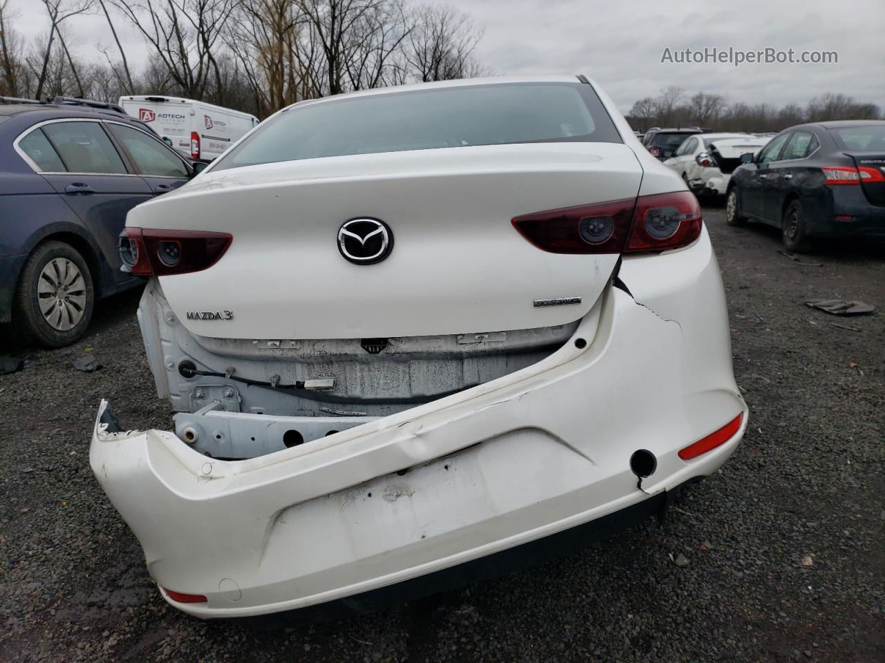 2021 Mazda 3  Белый vin: 3MZBPAAL2MM253369