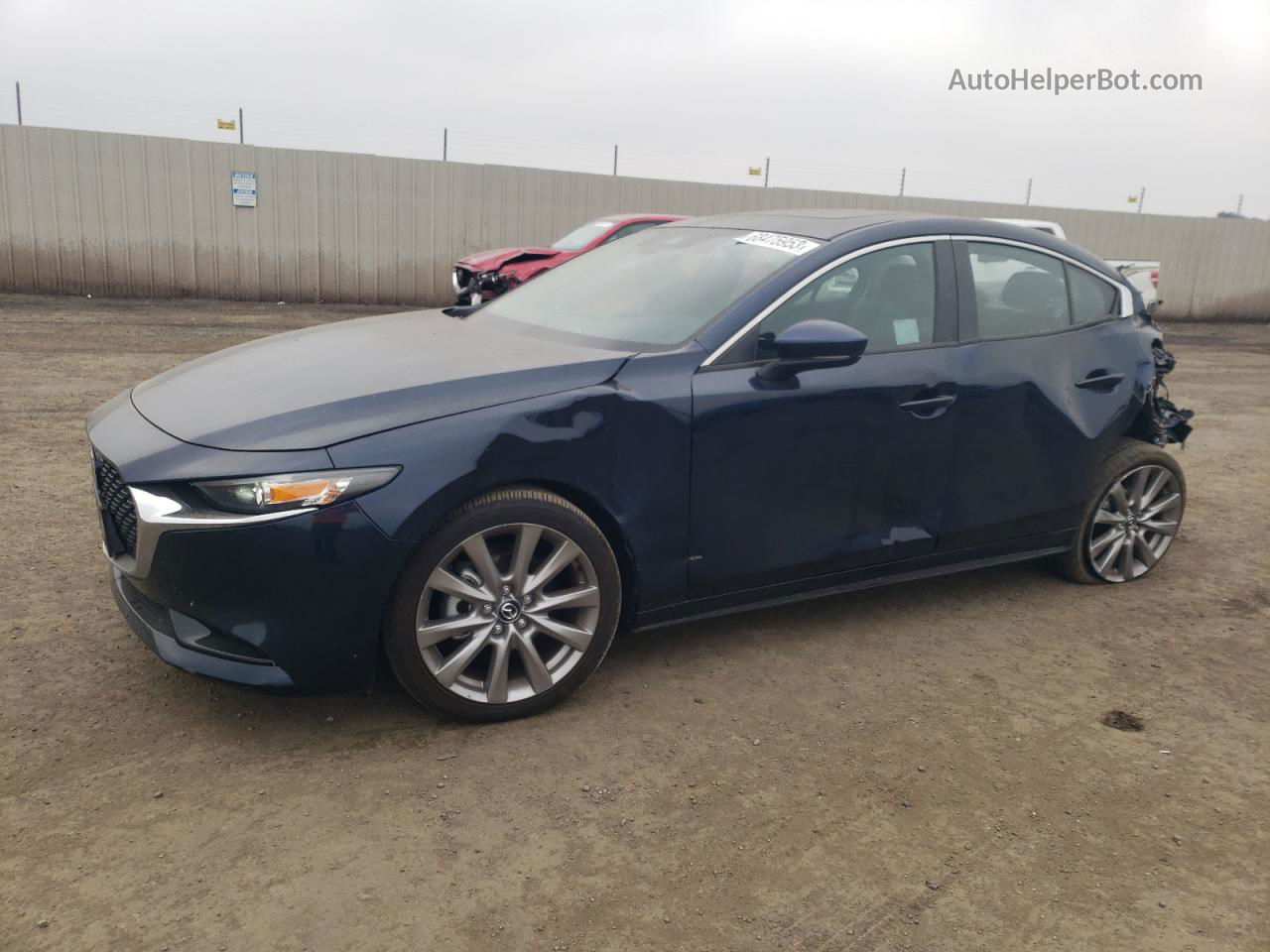 2021 Mazda 3 Preferred Угольный vin: 3MZBPACL0MM203695