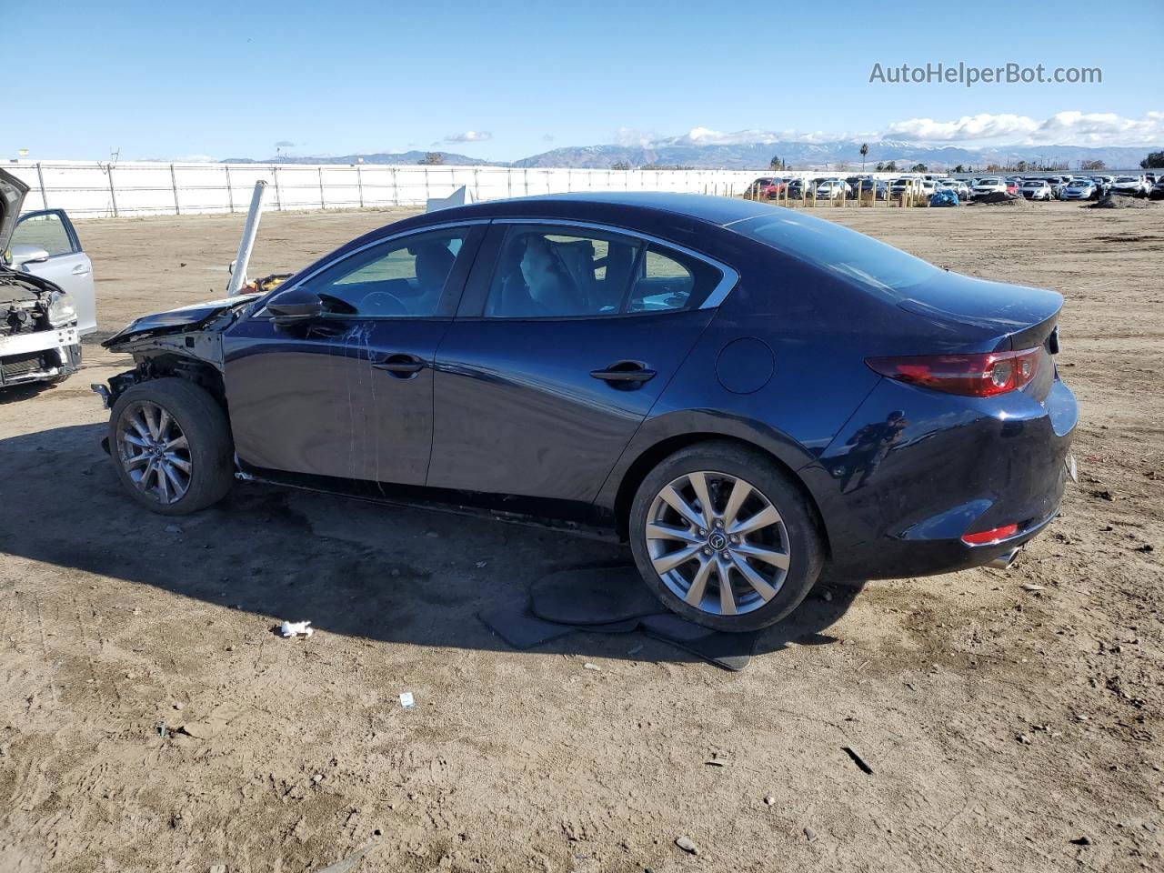 2021 Mazda 3 Preferred Синий vin: 3MZBPACL1MM202782