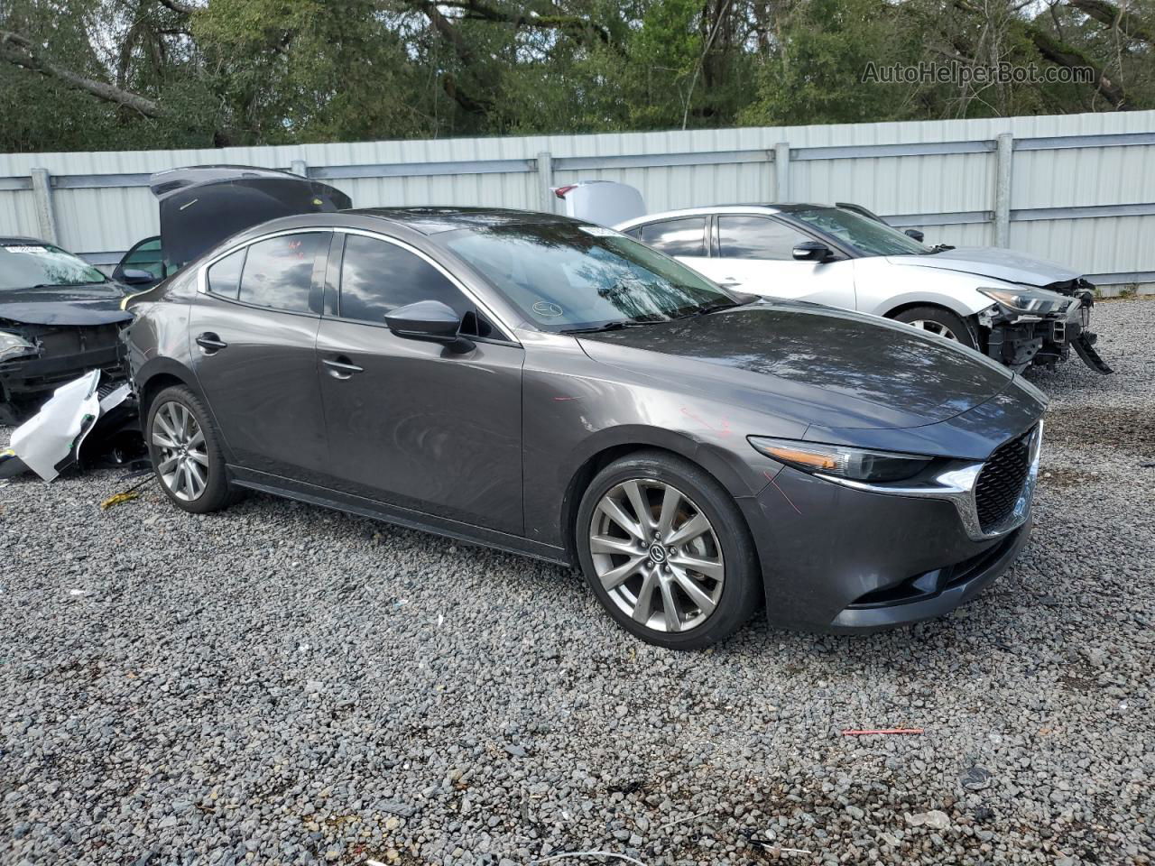 2021 Mazda 3 Premium Gray vin: 3MZBPADL5MM200340