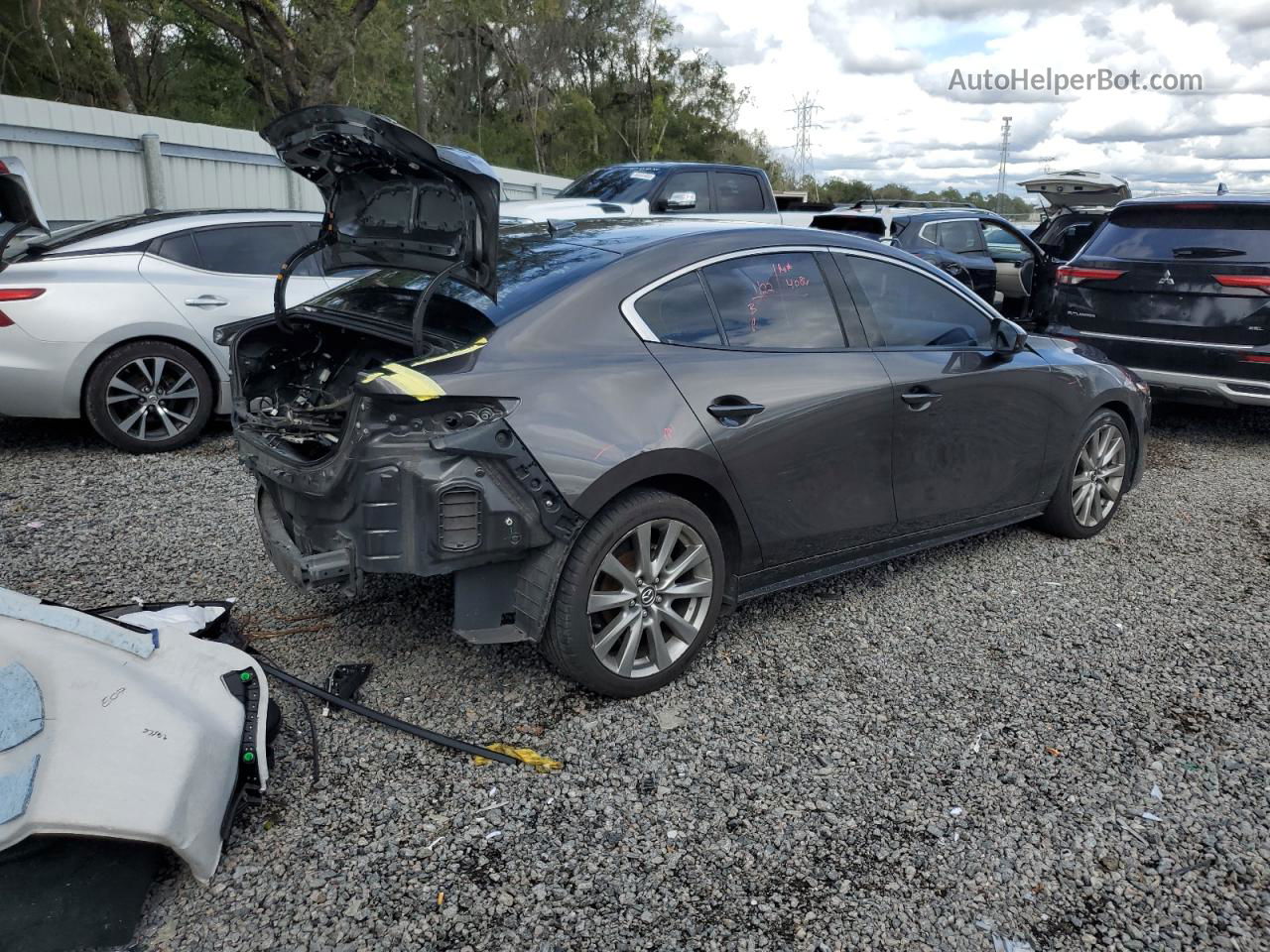 2021 Mazda 3 Premium Gray vin: 3MZBPADL5MM200340