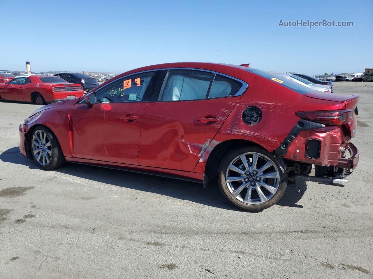 2021 Mazda 3 Premium Red vin: 3MZBPADL8MM200185