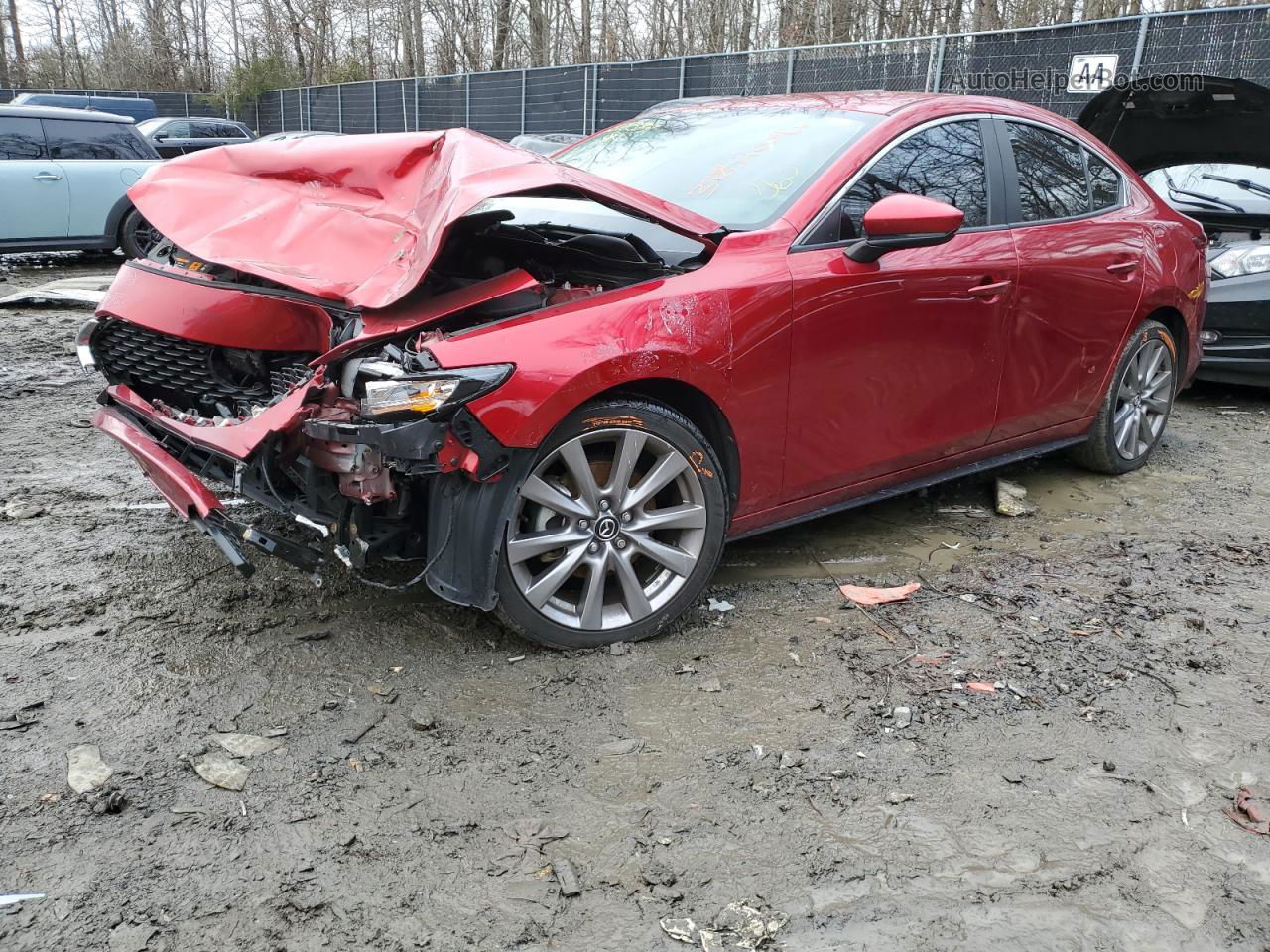 2021 Mazda 3 Select Red vin: 3MZBPBBM3MM207661