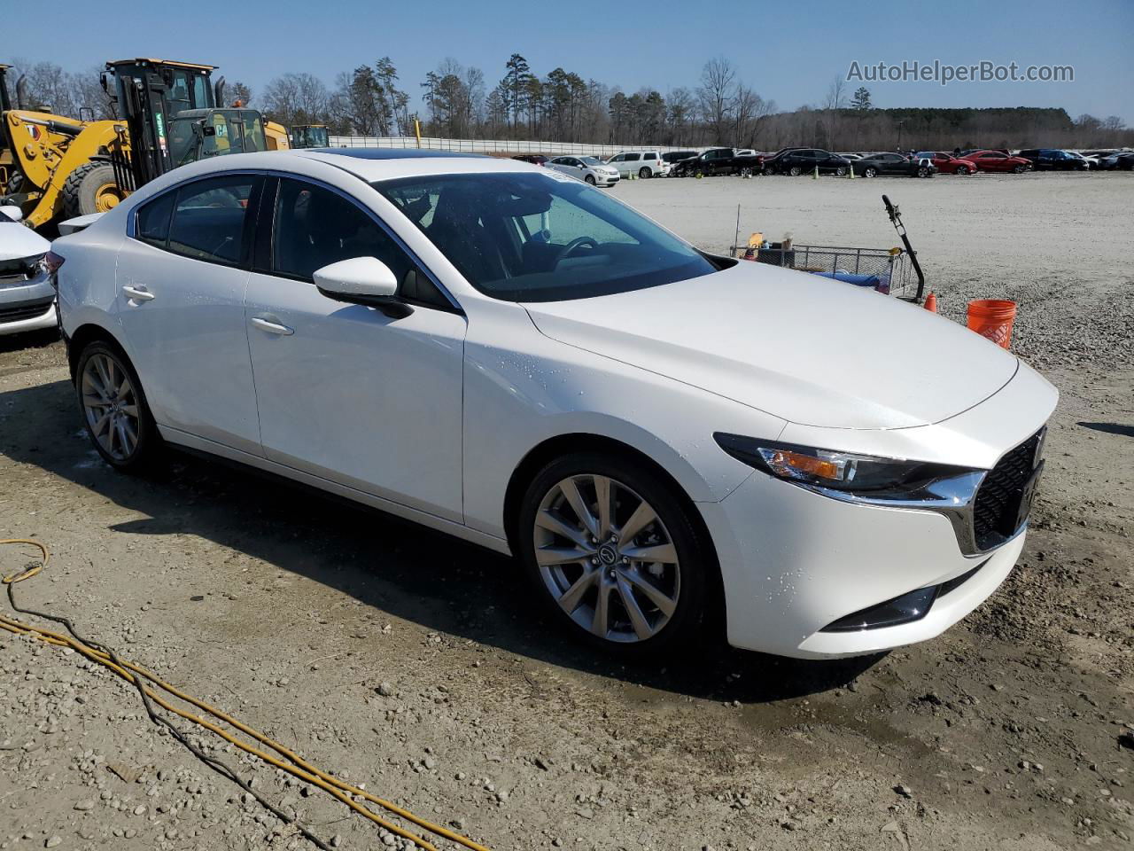 2021 Mazda 3 Preferred White vin: 3MZBPBCL8MM202610