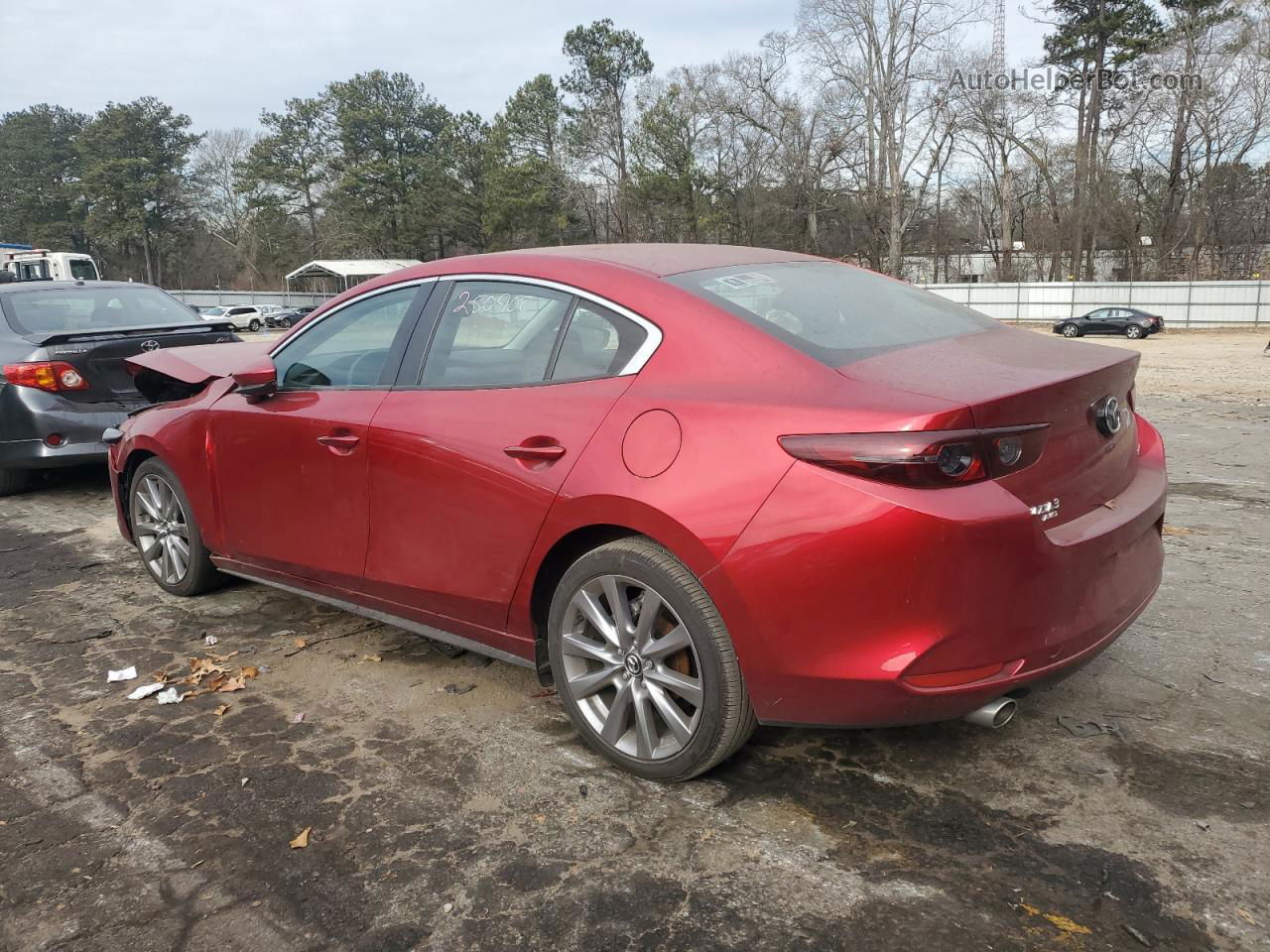 2021 Mazda 3 Preferred Red vin: 3MZBPBCL9MM250908