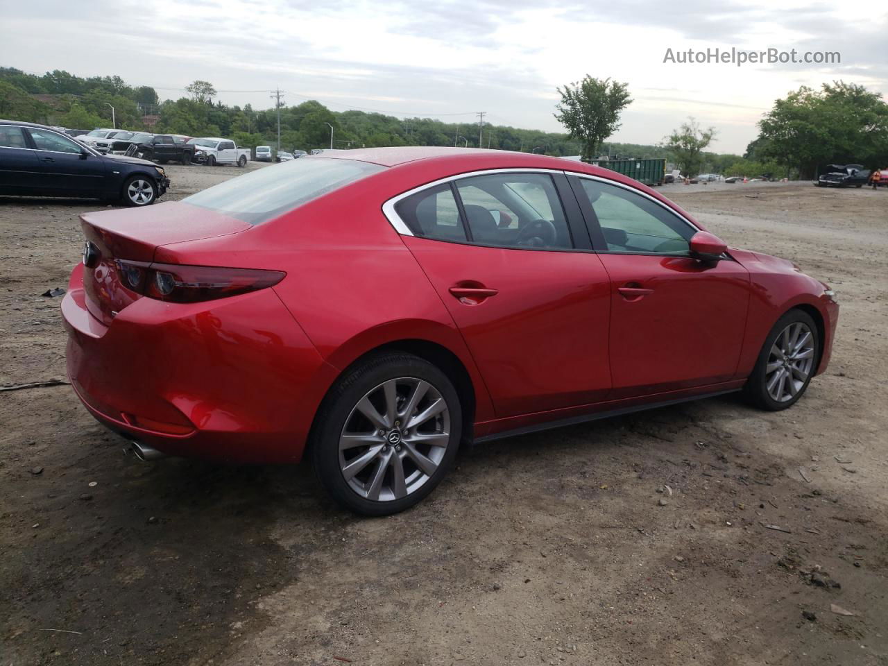 2021 Mazda 3 Preferred Red vin: 3MZBPBCM7MM209671