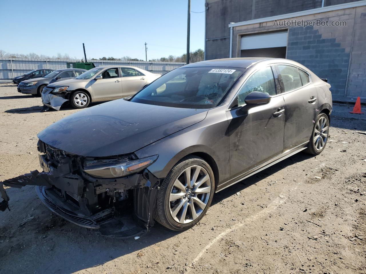 2021 Mazda 3 Premium Gray vin: 3MZBPBDL7MM251070