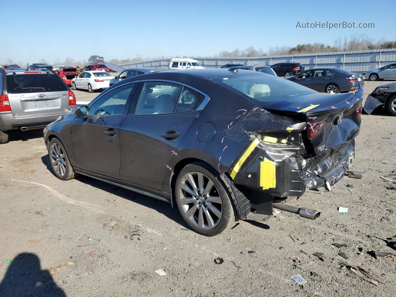 2021 Mazda 3 Premium Gray vin: 3MZBPBDL7MM251070