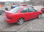 2005 Nissan Sentra Se-r Spec V Red vin: 3N1AB51D25L498003