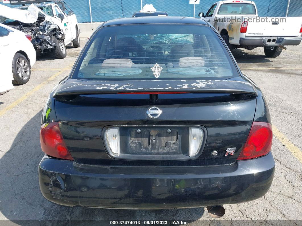 2005 Nissan Sentra Se-r Black vin: 3N1AB51D95L486981